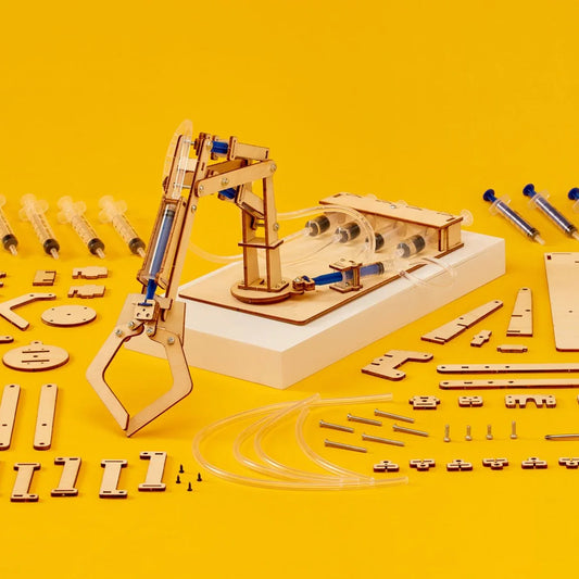 Hydraulic Robotic Arm DIY Kit, Educational STEM Toy - BIG FRENCHIES