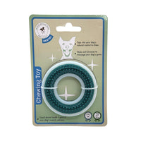 TPR & Nylon Dental Chew Ring Toy for Dogs - Ideal for Aggressive Chewers – (4" Diameter) - BIG FRENCHIES