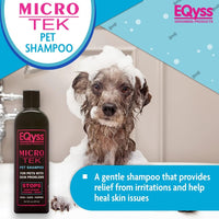 EQyss Micro-Tek Medicated Skin Care Grooming Shampoo for Pets 16 oz.