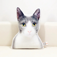 Custom Photo Pet Pillow – Personalized Dog & Cat Picture Cushion - BIG FRENCHIES