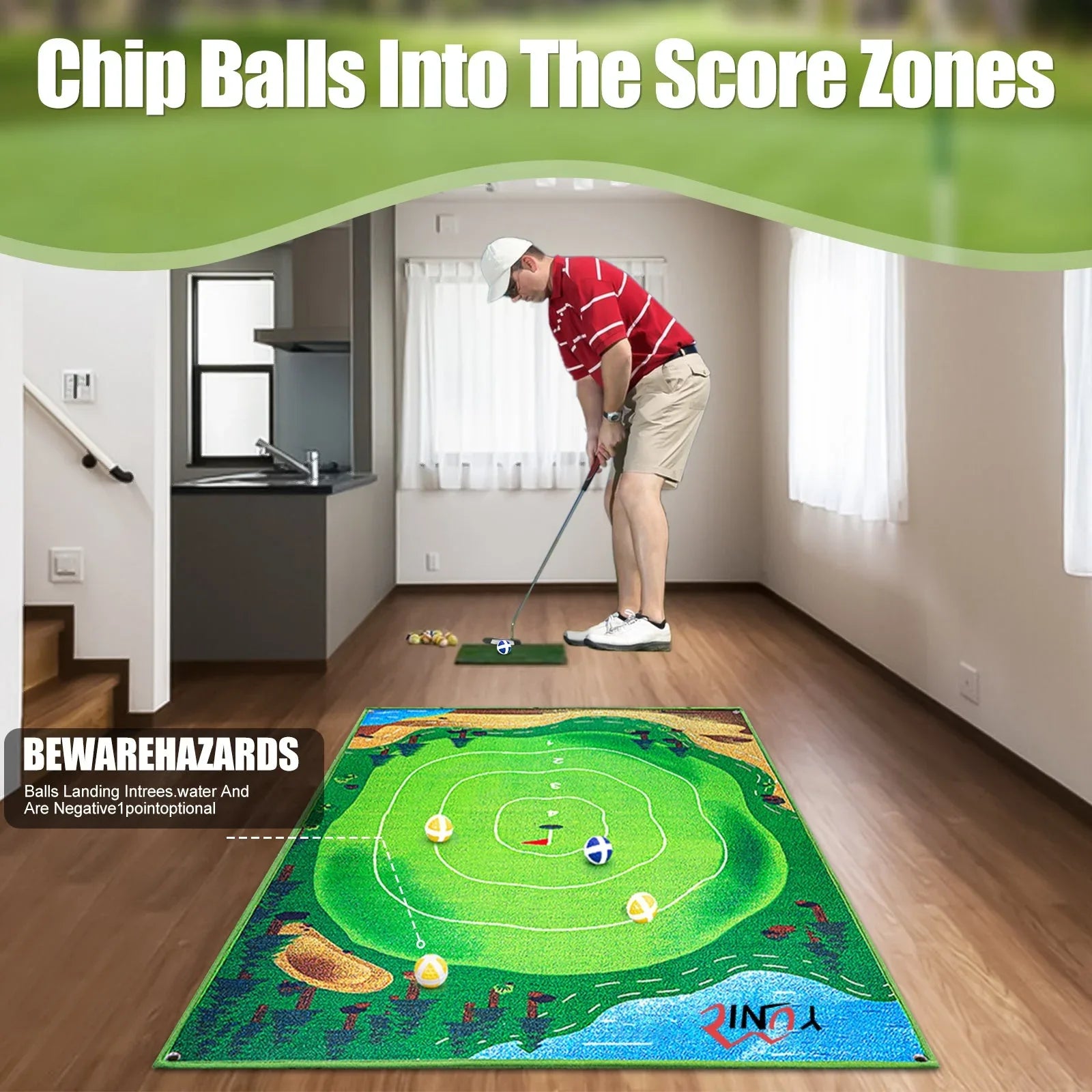 Chip N' Stick Golf Games with Chip N' Stick Golf Balls - BIG FRENCHIES