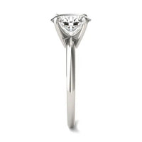 2.00 CTW AGI Certified  Oval Lab Grown Diamond Solitaire Engagement Ring in 14K White Gold (G-VS)