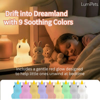LumiPets® Unicorn - Children's Nursery Touch Night Light - BIG FRENCHIES
