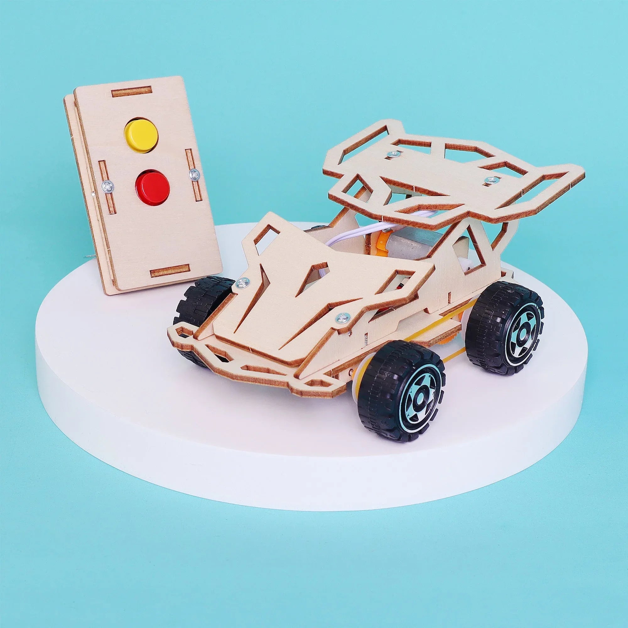 Infrared Remote Controlled Car DIY Kit, Educational STEM Toy - BIG FRENCHIES