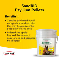Durvet Equine Sandrid Psyllium Pellets 20 lbs. Apple Flavor