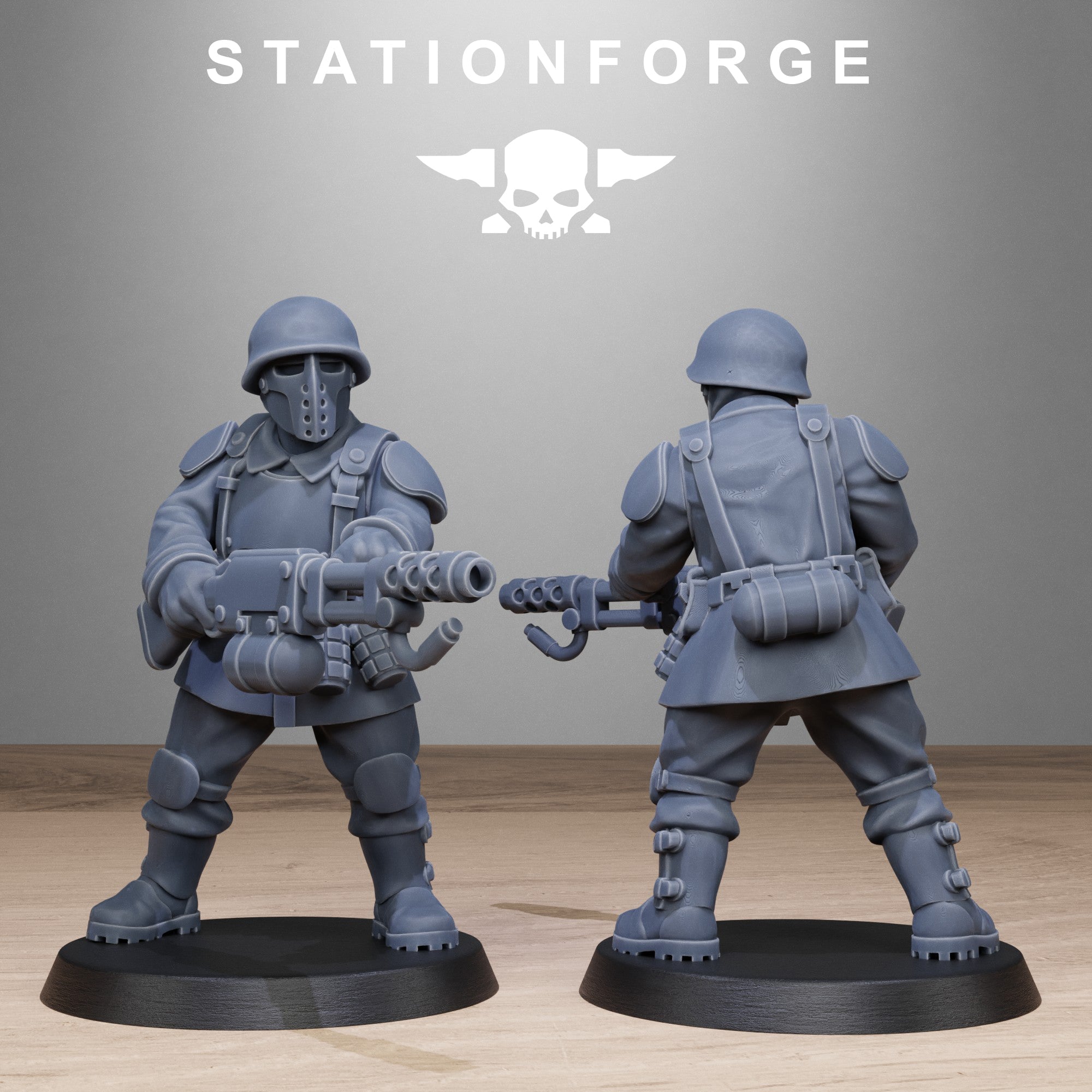 3D Printed FreeGuard Infantry by StationForge Miniatures