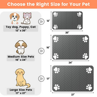 Absorbent Dog Food Mat Waterproof Pet Feeding Mat for Dogs & Cats - BIG FRENCHIES