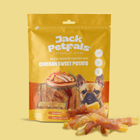 Jack PetPals Crafted Bite Chicken Sweet Potato Dog Treats (12oz) - BIG FRENCHIES