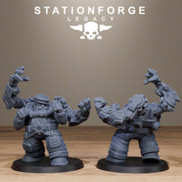 3D Printed Ironvale Dwarf Leaders by Stationforge Miniatures