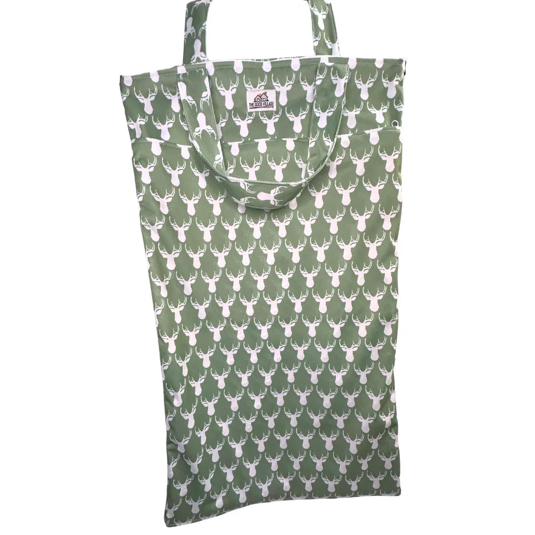Large Hanging Wetbag | Antlers - BIG FRENCHIES