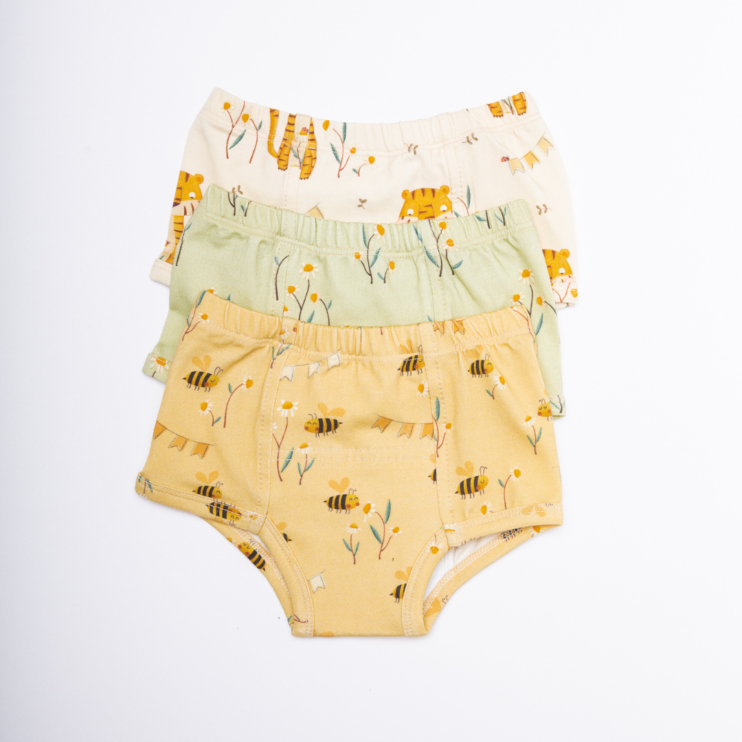 Bundle of Floral Potty Training Underwear (3 Pack) - BIG FRENCHIES