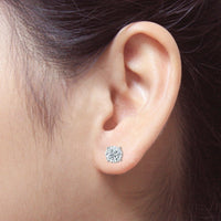 3.00 CTW Lab Grown Diamond Stud Earrings | 14k Gold | G-VS Round Cut | AGI Certified