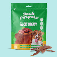 Jack PetPals Handcrafted Jerky Duck Breast Dog Treats (12oz) - BIG FRENCHIES