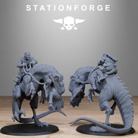 3D Printed GrimGuard Jungle Raptors by Stationforge Miniatures