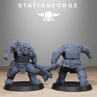 3D Printed Orkaz Bros Infantry by StationForge Miniatures
