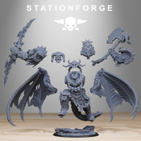 3D Printed Corrupted Demon by Stationforge Miniatures