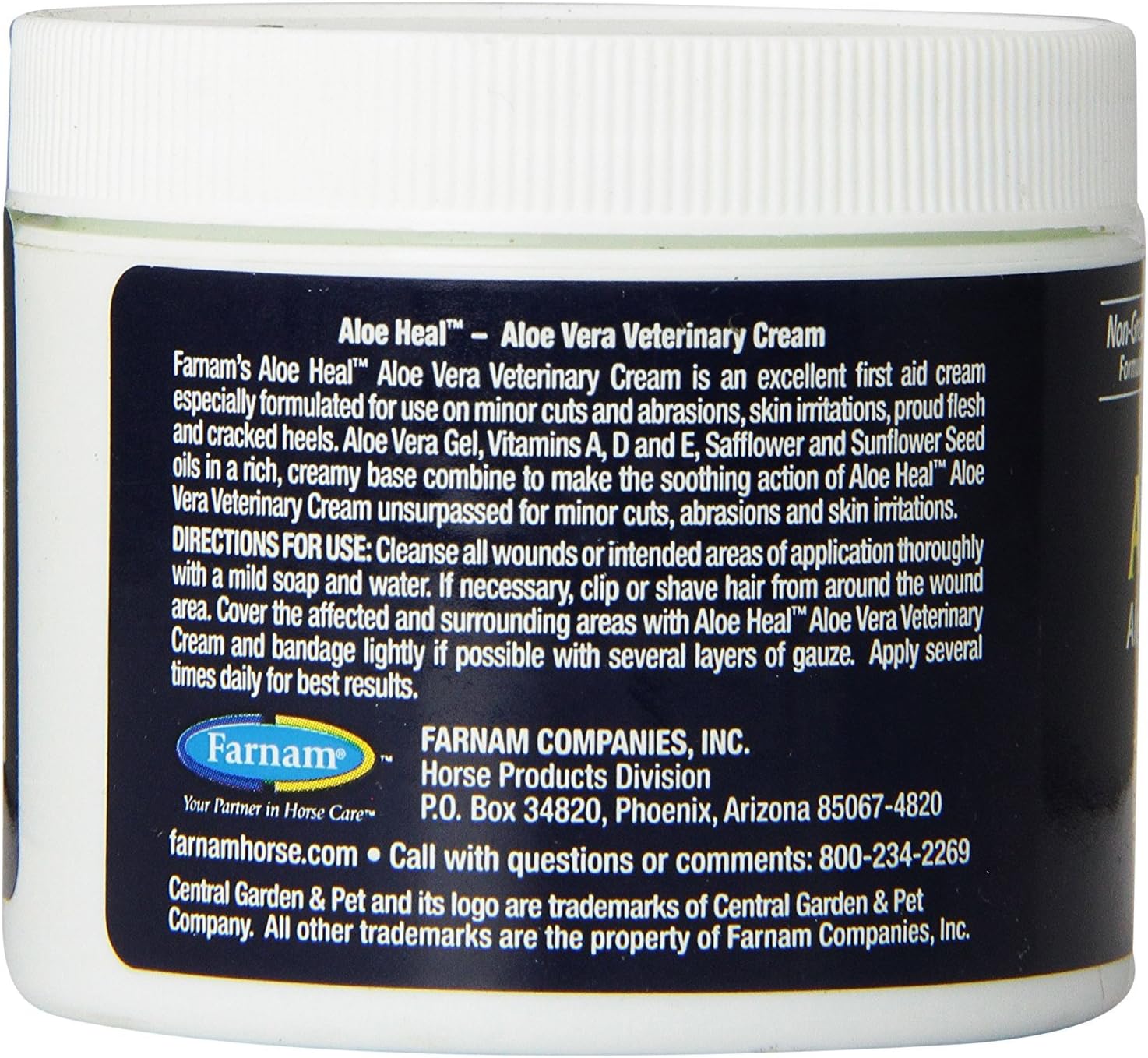 Farnam Aloe Heal Veterinary Horses Dogs Cream 4 oz. 2-Pack