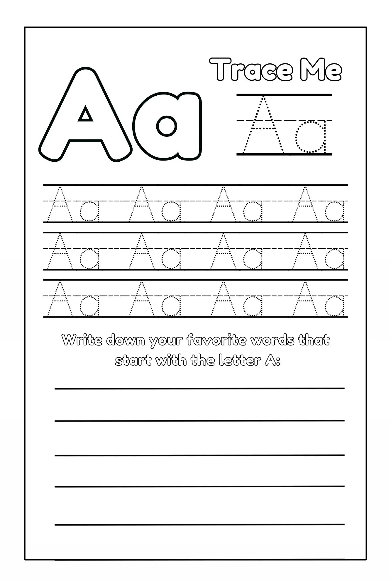 ABC Pigments: Learn, Trace and Color Through the Alphabet Activity Coloring Book - BIG FRENCHIES