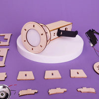 Hand-Crank Flashlight DIY Kit, Educational STEM Toy - BIG FRENCHIES