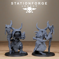 3D Printed Bogkin Spearmen by StationForge Miniatures
