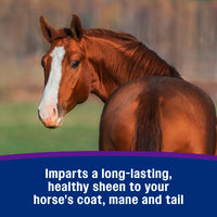 Farnam Vetrolin Shine Coat Conditioner & Shine Spray for Horses Mane Tail 64 oz.