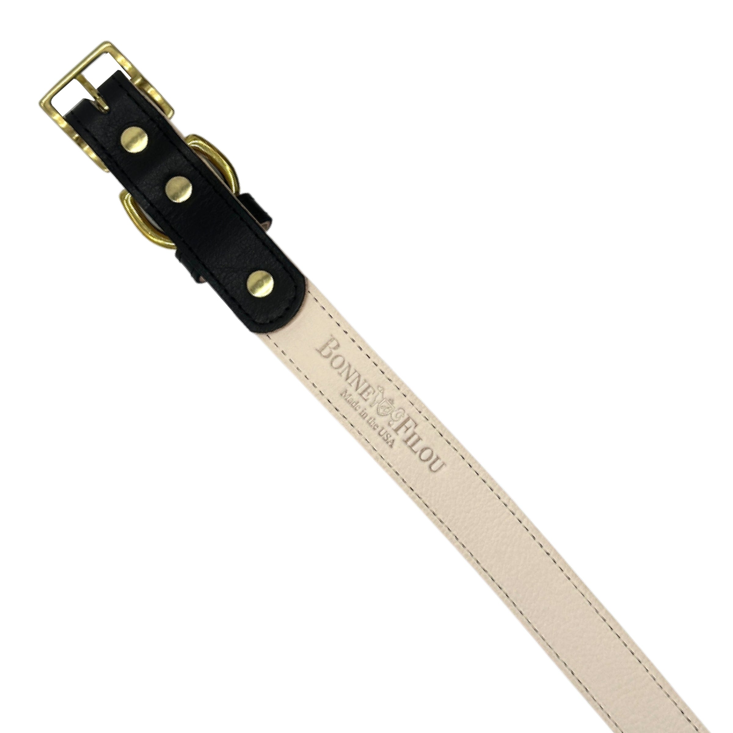 Plain Leather Dog Collar - BIG FRENCHIES