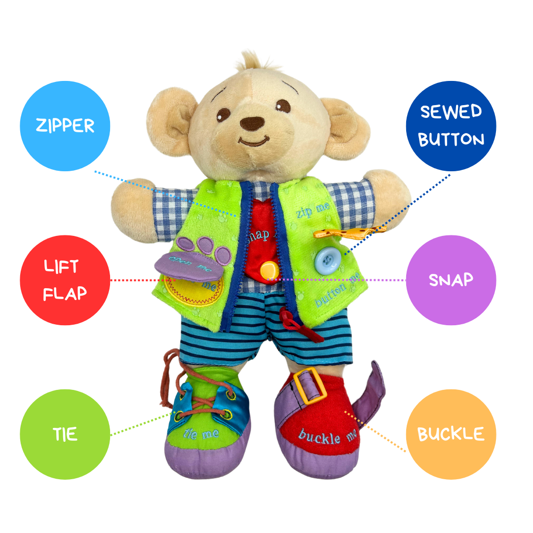Learn to Dress Bear Doll - BIG FRENCHIES
