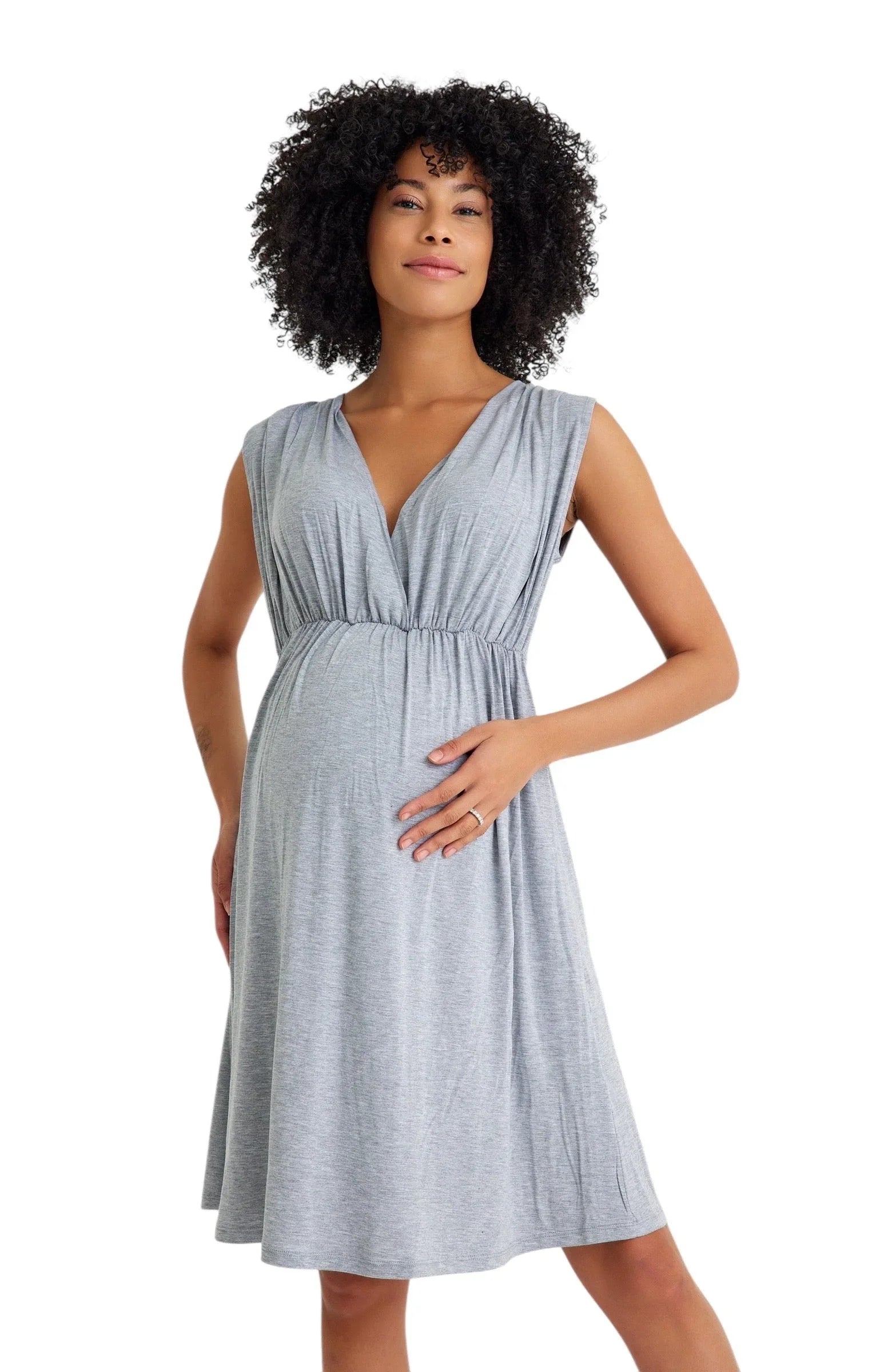 Sleep Well Maternity/Nursing Nightgown & Robe Set - BIG FRENCHIES