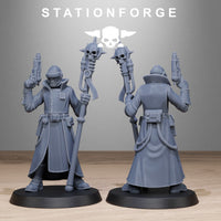3D Printed GrimCorp Seers by StationForge Miniatures