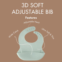 Stainless Steel Toddler Feeding Set 12+ Months- Sage Green - BIG FRENCHIES