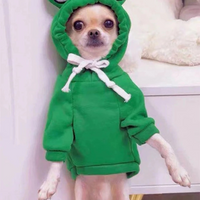Cute Frog Pet Sweater – Green Hoodie for Small & Medium Dogs - BIG FRENCHIES