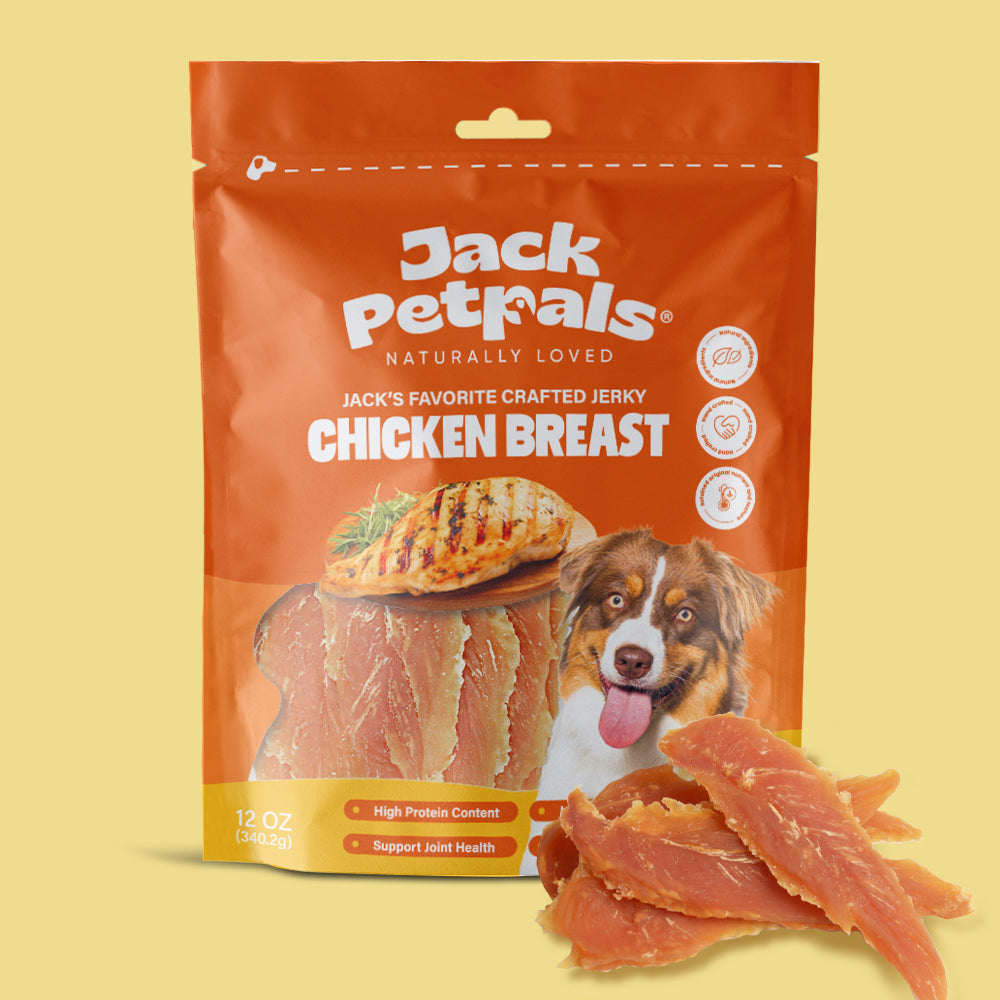 Jack PetPals Handcrafted Jerky Chicken Breast Dog Treats (12oz) - BIG FRENCHIES