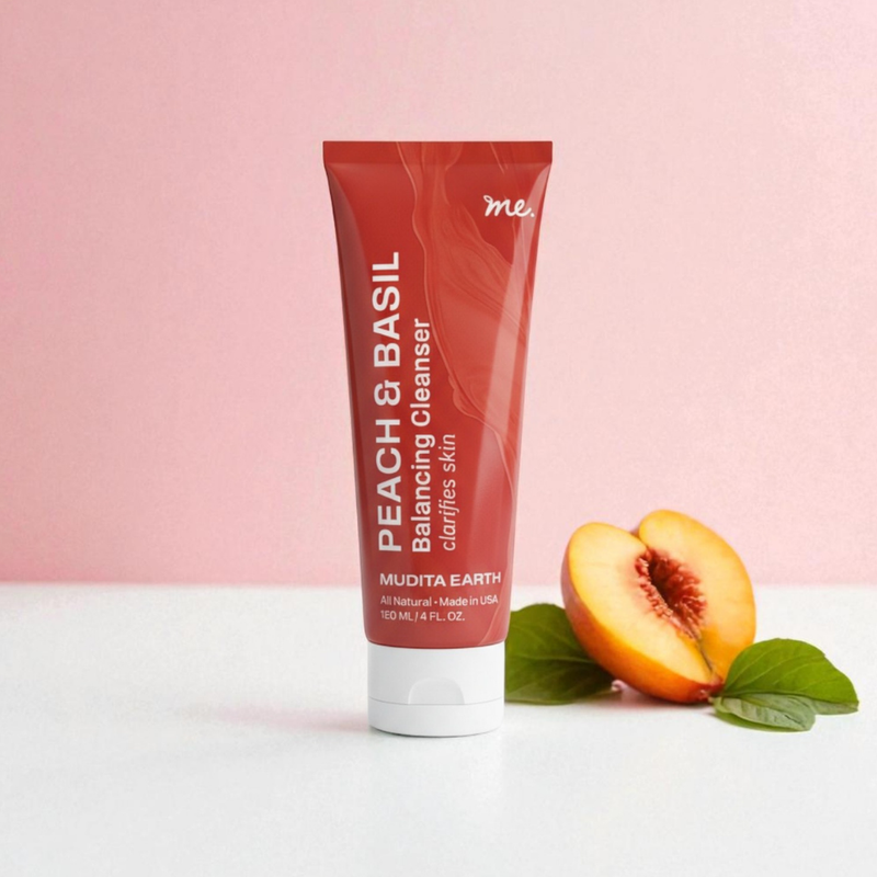 Peach & Basil Balancing Face Cleanser - BIG FRENCHIES