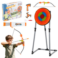 4 in 1 Throwing Target Set Kids Throwing Game with Bristle Target and 3 Throwing axes