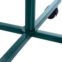 48" Rolling T-Stand, Parrot Stand, Bird Training Activity Playground With Wheels and Perch,, Bird Play Perch, Green