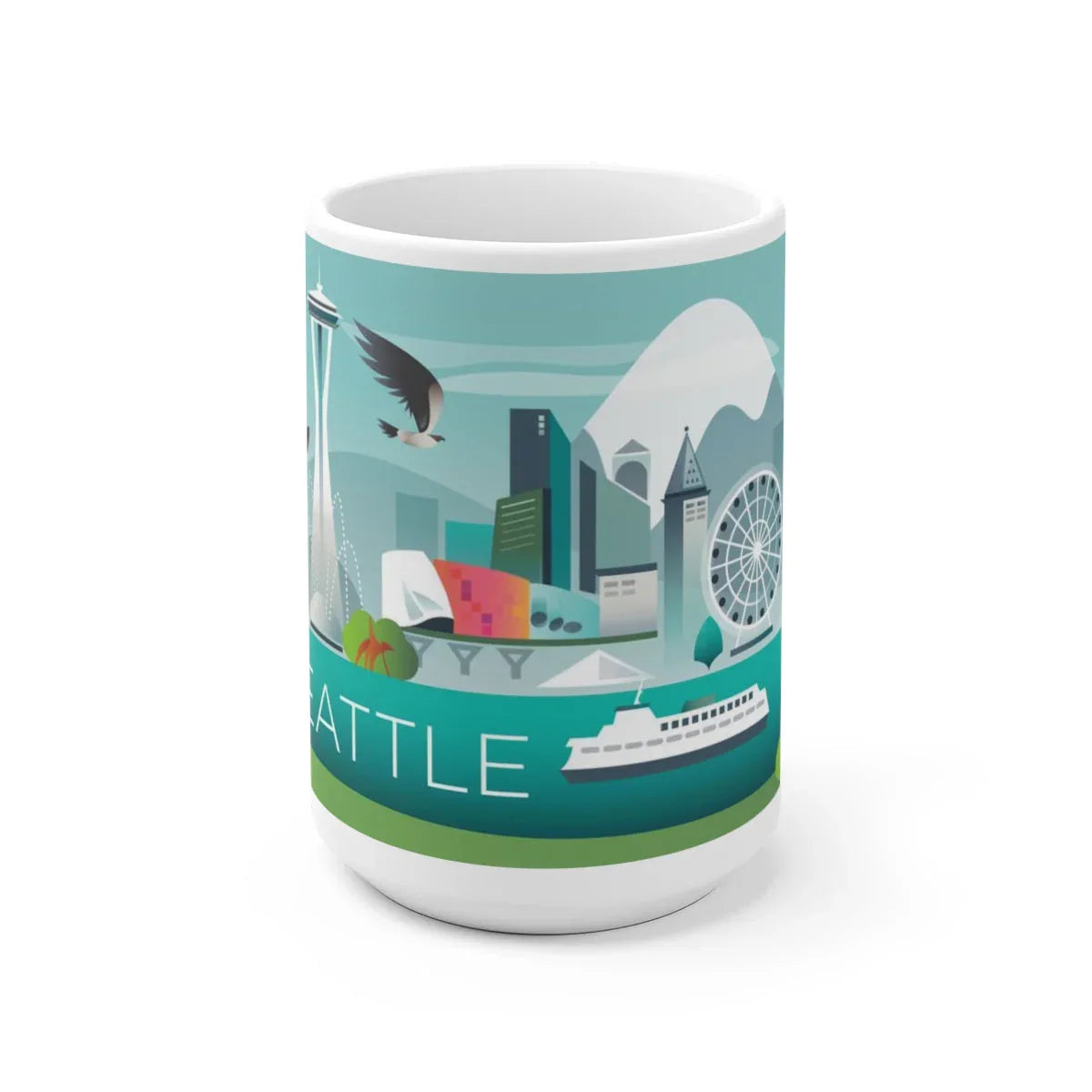 SEATTLE 11 OZ OR 15 OZ CERAMIC MUG - BIG FRENCHIES