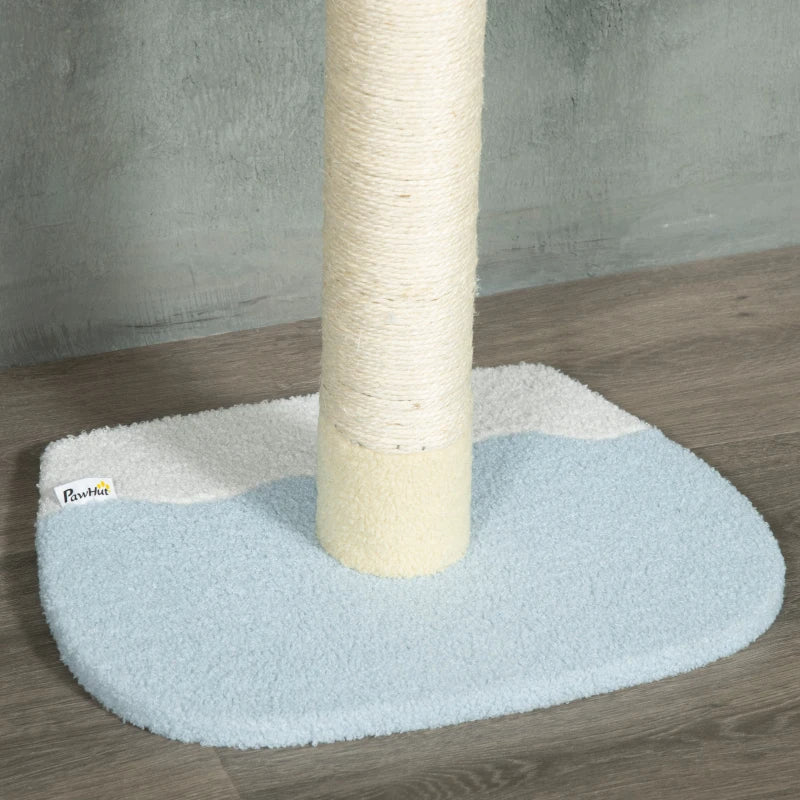 4-Tier Floor To Ceiling Cat Tree Height Adjustable 87 -103 Inch