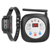 1Set 328FT Electric Wireless Dog Fence System With GPS Location Monitor Collar Receiver Rechargeable Beep Vibration Fenc