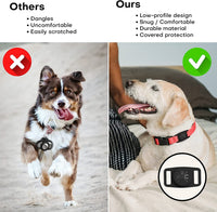Airtag Dog Collar Holder, Extra-Durable, Lightweight, - BIG FRENCHIES