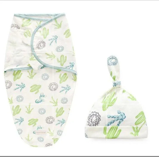 Baby Swaddle Blanket With Cap Swaddle Wrap Swaddling bag Baby Sleeping Bag - BIG FRENCHIES