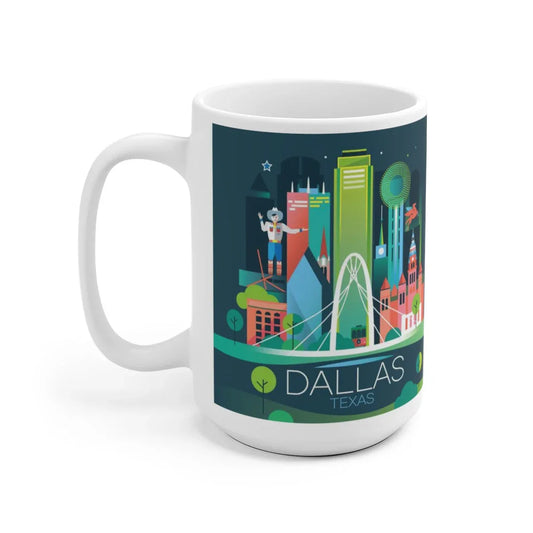 DALLAS 11 OZ OR 15 OZ CERAMIC MUG - BIG FRENCHIES