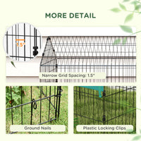 87" Small Animal Playpen with with Roof for Rabbits, Chicken, Chinchillas for Indoor/Outdoor Use, Green