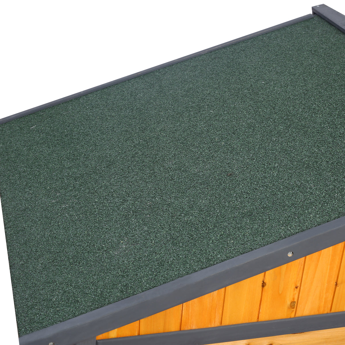 Wooden Large Dog House Outdoor Double XL Dog Kennel with Elevated Floor and Porch, Weatherproof Puppy Shelter for Small 