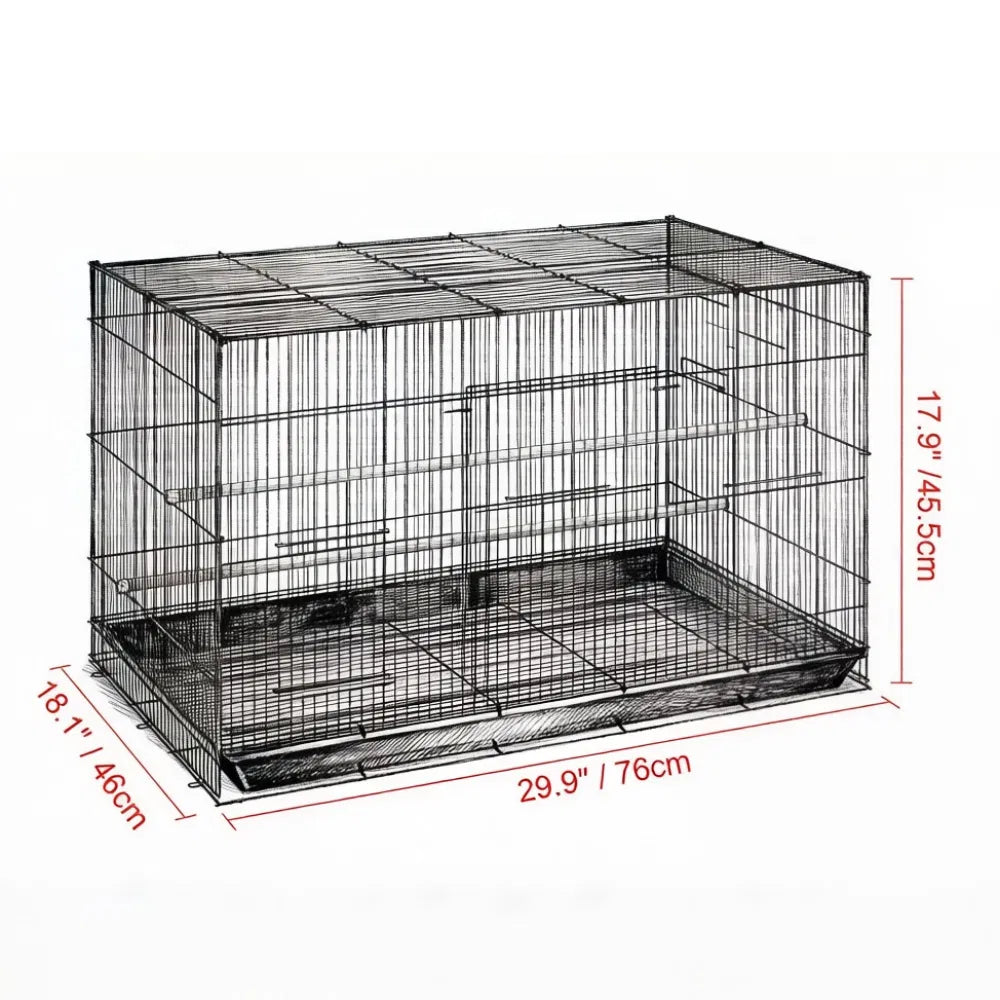 Bird Cage with Easy to Clean