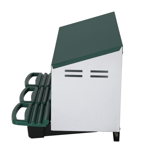 3 Compartment Roll Out Chicken Nesting Box With Plastic Basket, Egg Nest Box Chicken Laying Box Hens Chicken Coop Box, G