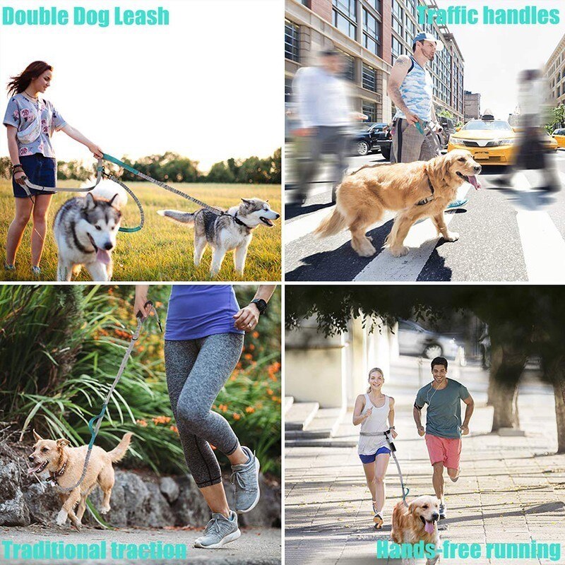 Multifunctional Handsfree Bungee Dog Leash - BIG FRENCHIES
