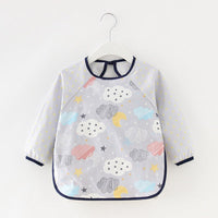 Baby Dinner Coverall Bib Spring And Autumn Long Sleeve Apron