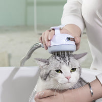Creative dog bath, pet shower, cat massage, shower head, small dog products, cat washing tools, dog brush