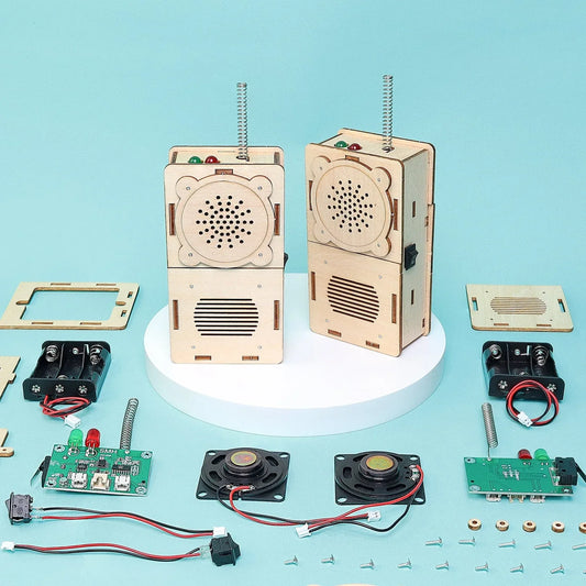 Build & Learn Walkie Talkie STEM Kit (Set of 2) – Hands-On Electronics - BIG FRENCHIES