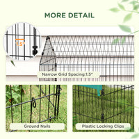 73" Small Animal Playpen with Roof for Rabbits, Chicken, Chinchillas